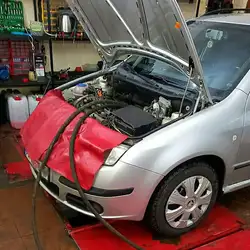 Cleaning heater