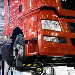 Truck serviсe station